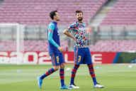 Preview image for Barcelona captains Sergio Busquets and Gerard Pique open to salary reductions