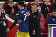 Preview image for Ralf Rangnick explains how he calmed down an angry Cristiano Ronaldo after taking him off