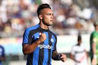 Preview image for Photo – Inter Striker Lautaro Martinez Celebrates 2-1 Serie A Win Over Lecce:  “Game Won”