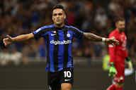 Preview image for Photo – Inter Striker Lautaro Martinez Celebrates Win Over Barcelona: “So Much Heart & Sacrifice, Start Again From This”