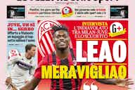 Preview image for Gallery: ‘Marvelous Leao’, ‘Tonali-Loca’ – Today’s front pages of Italian papers