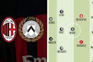 Preview image for GdS: Probable XIs for Milan vs. Udinese – Pioli without Tonali and Giroud