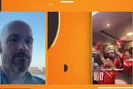 Preview image for (Video) Ten Hag live reaction to chant sung by United fans on Dutch TV
