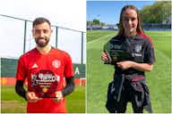 Preview image for Manchester United’s Bruno Fernandes and Ella Toone awarded PFA Community Champions 2021/22