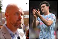 Preview image for Ten Hag refuses to confirm Harry Maguire will continue as United skipper