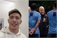Preview image for (Video) How Man Utd target Lisandro Martinez reacted to Erik ten Hag appointment