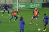 Preview image for (Video) Malacia sparks reaction from Van Gaal after cheeky finish in Netherlands training