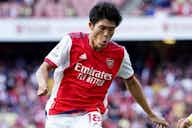 Preview image for Arsenal boss Arteta won't hear criticism of Tomiyasu