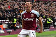 Preview image for West Ham  fullback  Cresswell full of praise for new teammate Scamacca