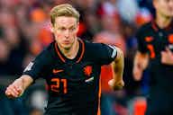 Preview image for Frenkie de Jong 'flattered' by Man Utd interest but insists he's happy at Barcelona