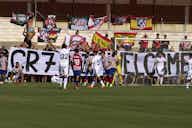 Preview image for Atletico Madrid fans raise anti-Cristiano Ronaldo banner during friendly