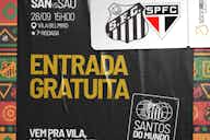 Imagem de visualização para Entrada gratuita na Vila Belmiro para Santos FC x São Paulo, pelo Campeonato Paulista Feminino