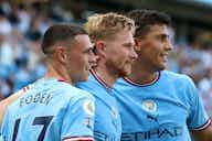 Preview image for Erling Haaland denied but Man City thrash Bournemouth after Kevin de Bruyne’s virtuoso display