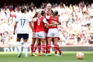 Preview image for Vivianne Miedema scores brace as Arsenal thrash Tottenham in front of record WSL crowd