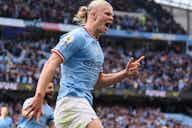 Preview image for Erling Haaland’s goalscoring record for Man City is ‘scary’, Pep Guardiola admits after United thrashing