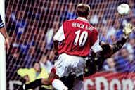 Preview image for Iconic Performances: Arsenal legend Bergkamp scores THAT hat-trick at Leicester