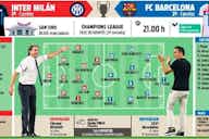 Image d'aperçu pour La composition probable du Barça contre l'Inter en Ligue des Champions