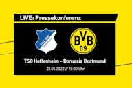 Vorschaubild für LIVE: Die Pressekonferenz vor dem Spiel in Hoffenheim