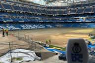 Imagen de vista previa para El Madrid confía en la arena de sílice para que el nuevo césped del Bernabéu mejore al anterior