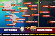Imagen de vista previa para Inter vs FC Barcelona en TV: Cuándo y dónde ver el partido de Champions League