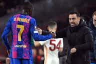 Vorschaubild für Barça-Verlängerung: Xavi spielt den Ball zu Ousmane Dembele