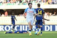Anteprima immagine per Napoli rimonta e vince 2-5 col Verona, prima gioia per Kvaratskhelia