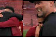 Imagen de vista previa para [Video] Para llorar: entre lágrimas, Klopp abrazó a Luis Díaz
