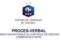 Image d'aperçu pour Premières décisions de la commission d'appel de la FFF
